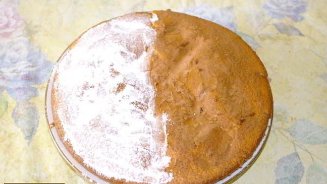 Рецепт шарлотки с какао