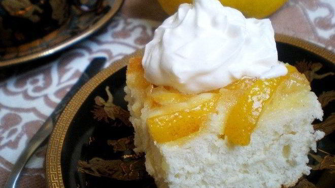 Рецепт шарлотки с лимоном