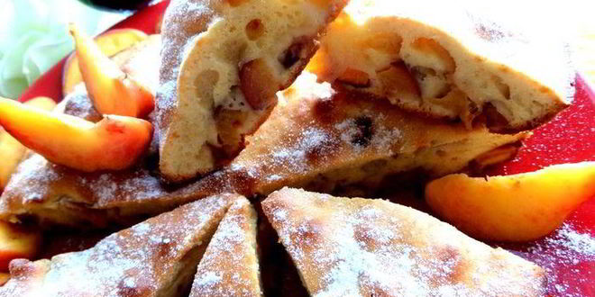 Рецепт шарлотки с нектаринами