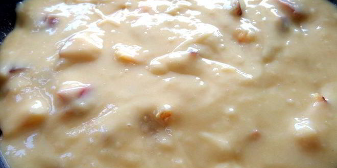 Рецепт шарлотки с нектаринами