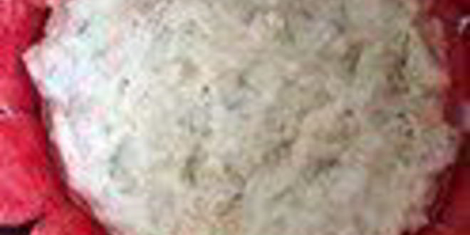 Рецепт шарлотки с запеченным ревенем, баварским фисташковым кремом и клубникой