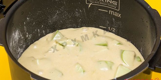 Рецепт шарлотки в мультиварке