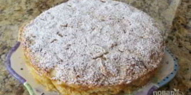 Рецепт теста на шарлотку с яблоками