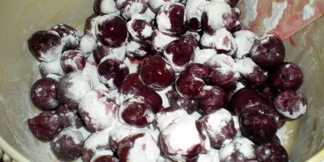 Рецепт вишневой шарлотки