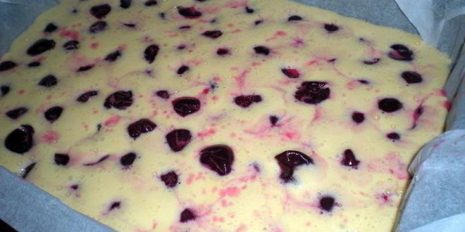 Рецепт вишневой шарлотки