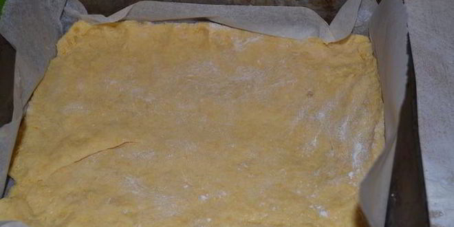 Рецепт яблочной шарлотки под двухцветным бисквитом