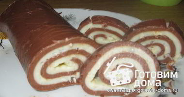 Рецепт Шоколадного рулета
