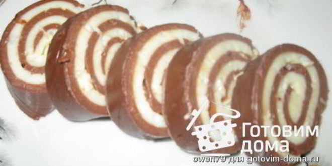 Рецепт шоколадного рулета