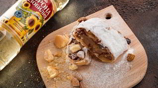 Рецепт Ароматного яблочного штруделя