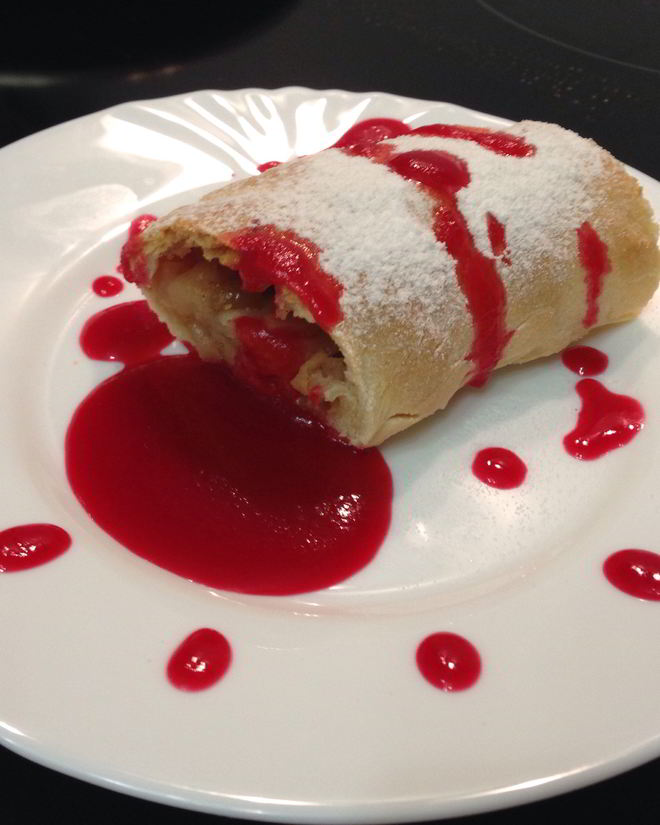 Рецепт австрийского штруделя с яблоками