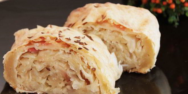 Рецепт Богемского штруделя с капустой