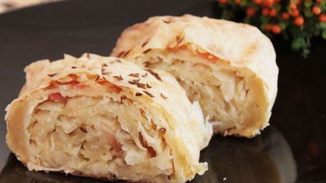 Рецепт богемского штруделя с капустой