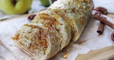 Рецепт Ленивого полезного штруделя