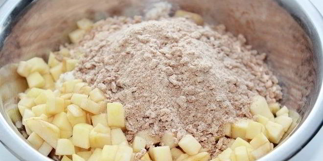 Рецепт ленивого полезного штруделя