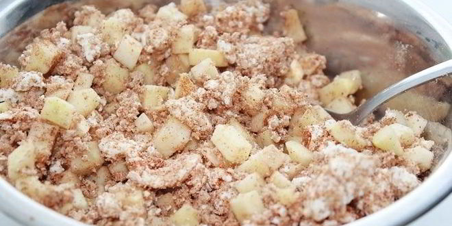 Рецепт ленивого полезного штруделя