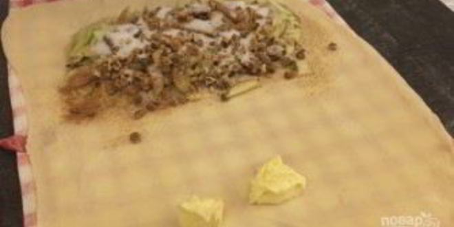 Рецепт настоящего яблочного штруделя