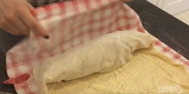 Рецепт настоящего яблочного штруделя