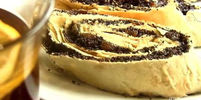 Рецепт Рулета из лаваша с маком — ленивого штруделя