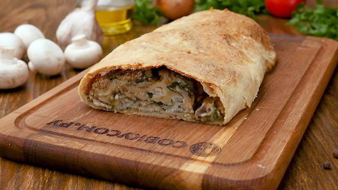 Рецепт рыбного штруделя