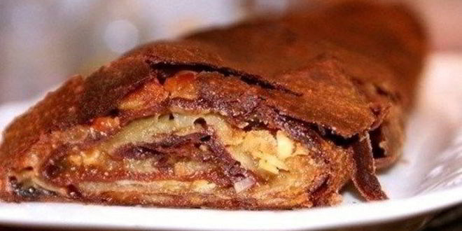 Рецепт Шоколадного штруделя