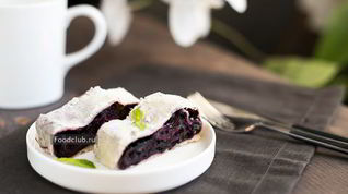 Рецепт Штруделя с черникой