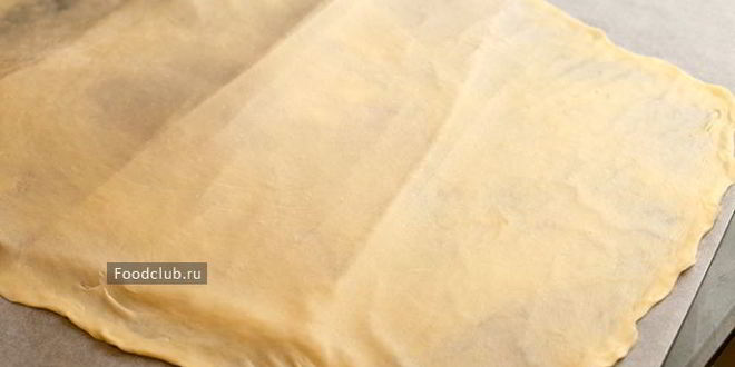 Рецепт штруделя с черникой