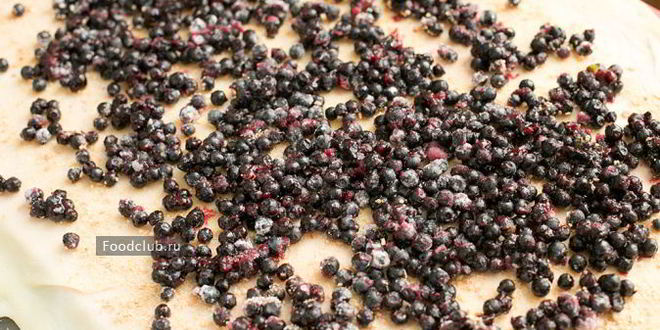 Рецепт штруделя с черникой