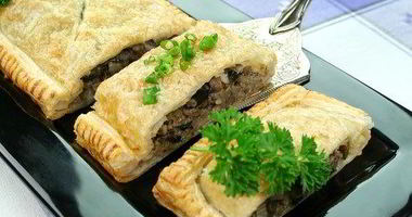 Рецепт Штруделя с грибами и луком