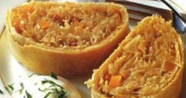 Рецепт Штруделя с квашеной капустой