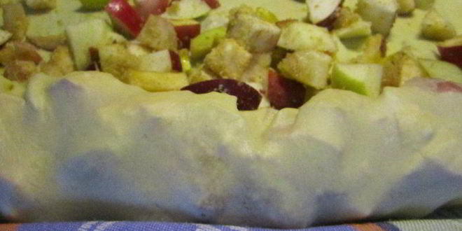 Рецепт штруделя с яблочно-грушевой начинкой