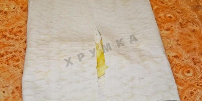 Рецепт штруделя с яблоками из лаваша