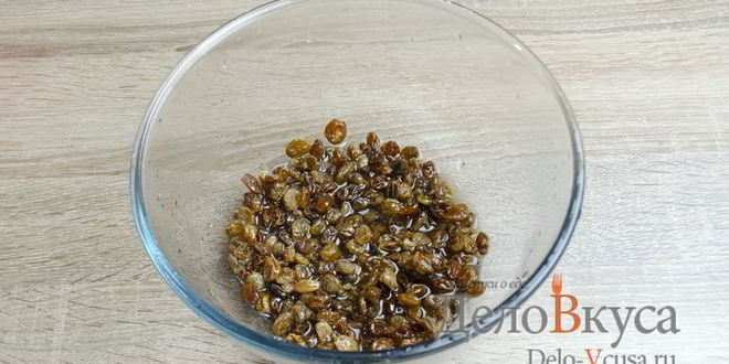 Рецепт штруделя с яблоками, изюмом и грецкими орехами