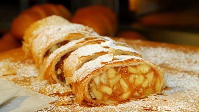 Рецепт штруделя с яблоками