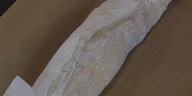 Рецепт штруделя с запеченным красным перцем и луком-пореем