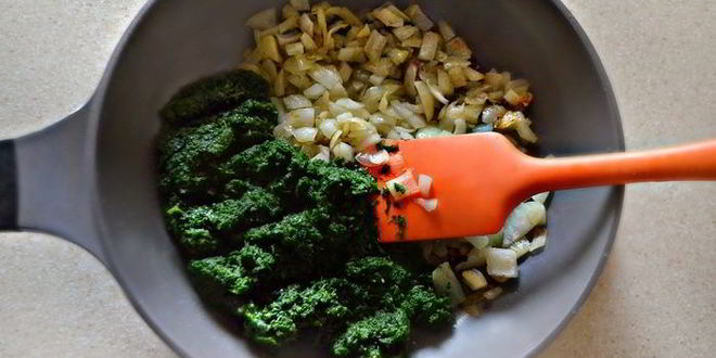 Рецепт штруделя со свеклой, сыром и шпинатом