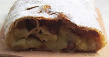 Рецепт Цельнозернового яблочного штруделя