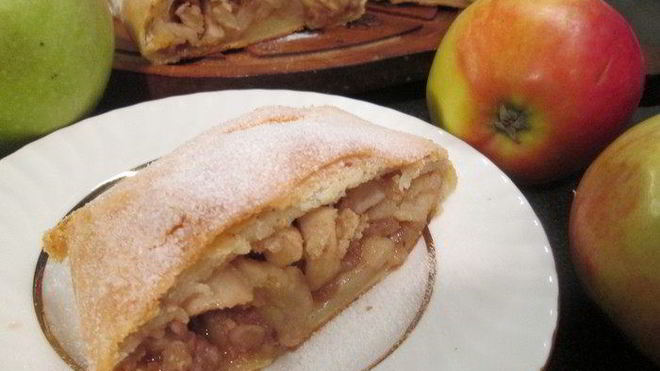 Рецепт венского штруделя из творожного теста