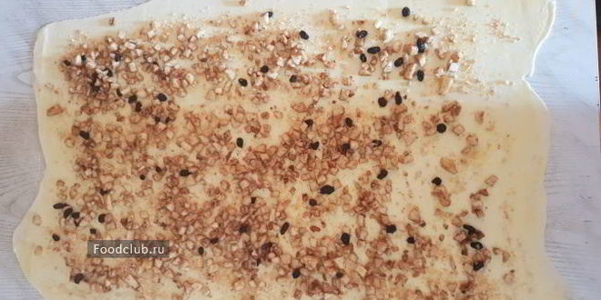 Рецепт яблочного штруделя из готового теста