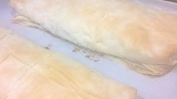 Рецепт Яблочного штруделя из теста фило