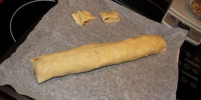 Рецепт яблочного штруделя