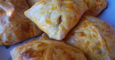 Рецепт Слоеных конвертиков с персиком