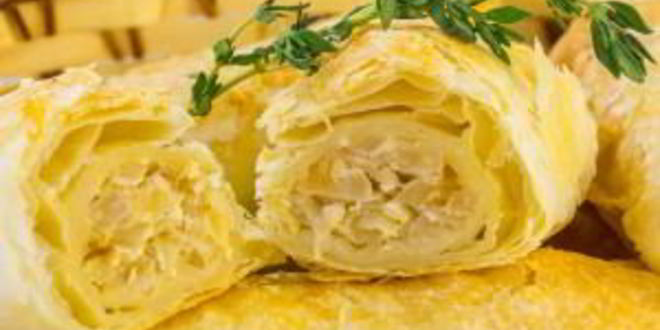 Рецепт слоек с капустой