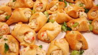 Рецепт Слоек с крабовыми палочками