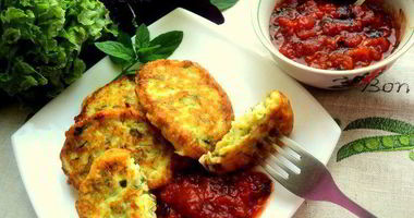 Рецепт Сырников с кабачками и зеленью