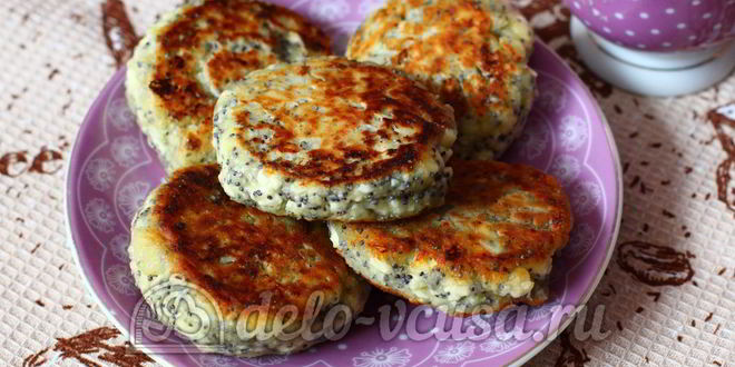 Рецепт сырников с маком