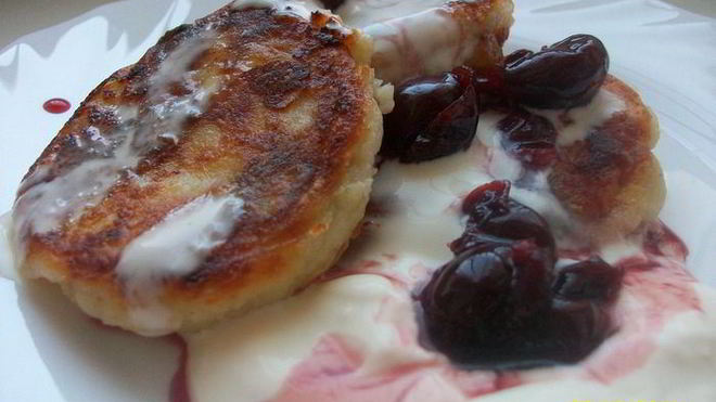 Рецепт сырников с сухофруктами