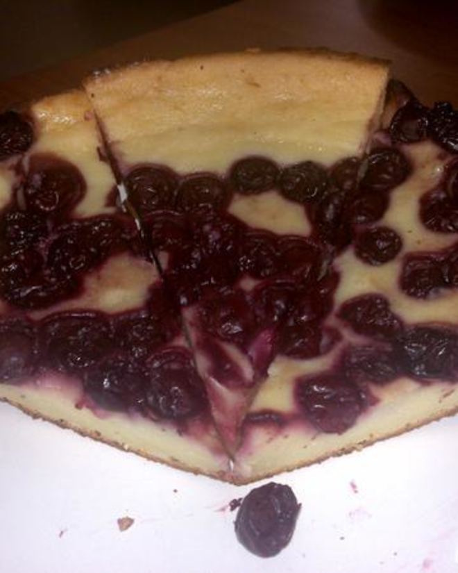 Рецепт творожника с малиной