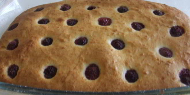 Рецепт творожника с малиной