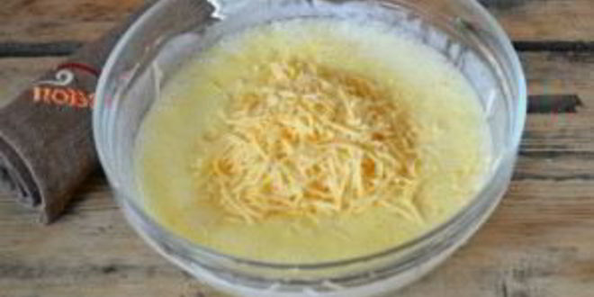 Рецепт бездрожжевого теста с сыром