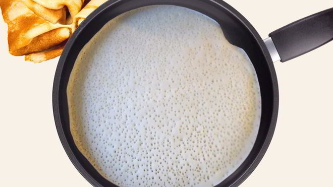 Рецепт блинного теста на сухом молоке